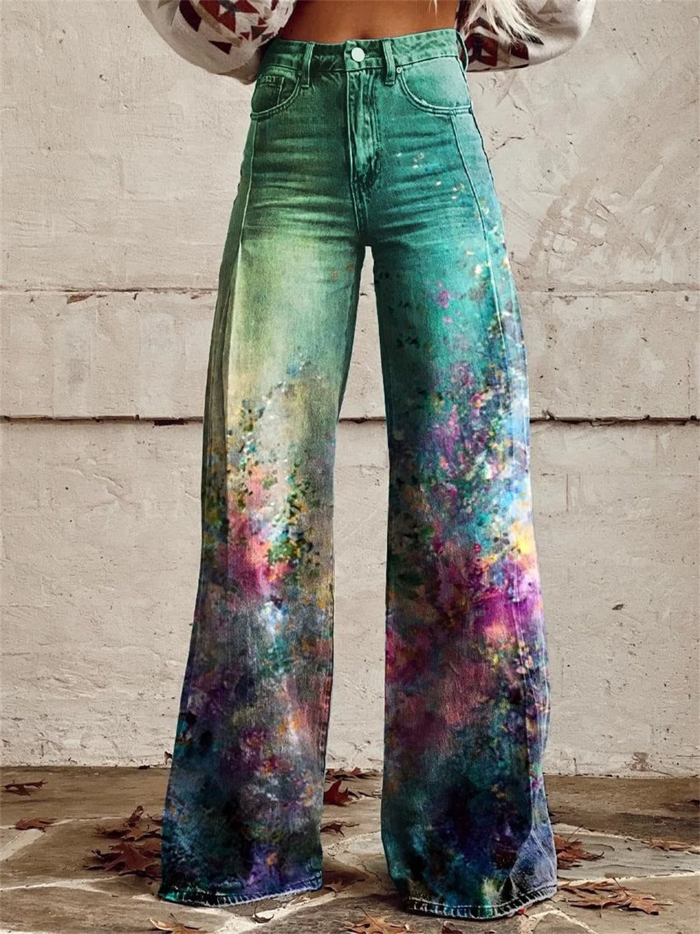 Ellie | High-Waisted Wide-Leg Pants
