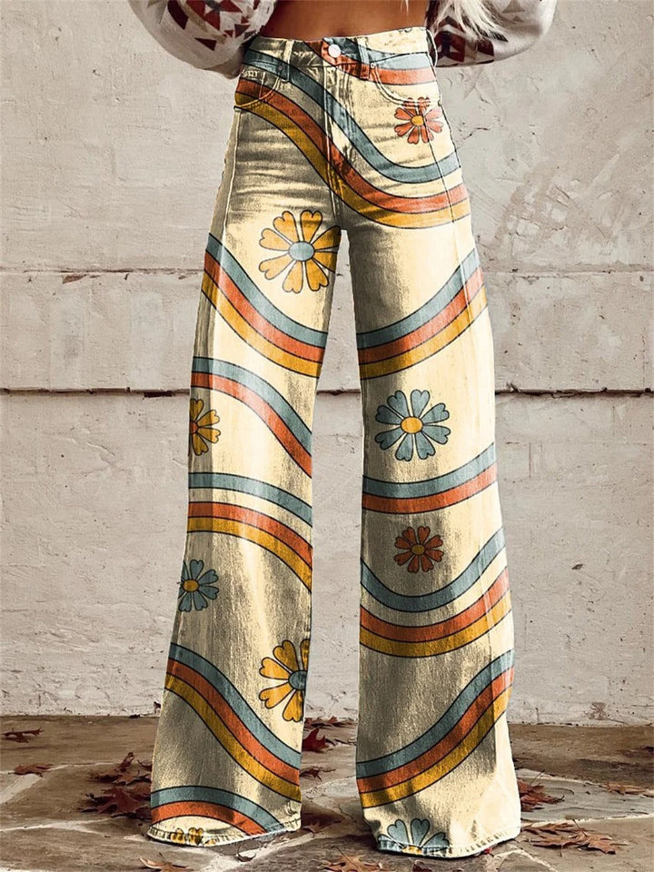 Lily | Striped Wide-Leg Pants