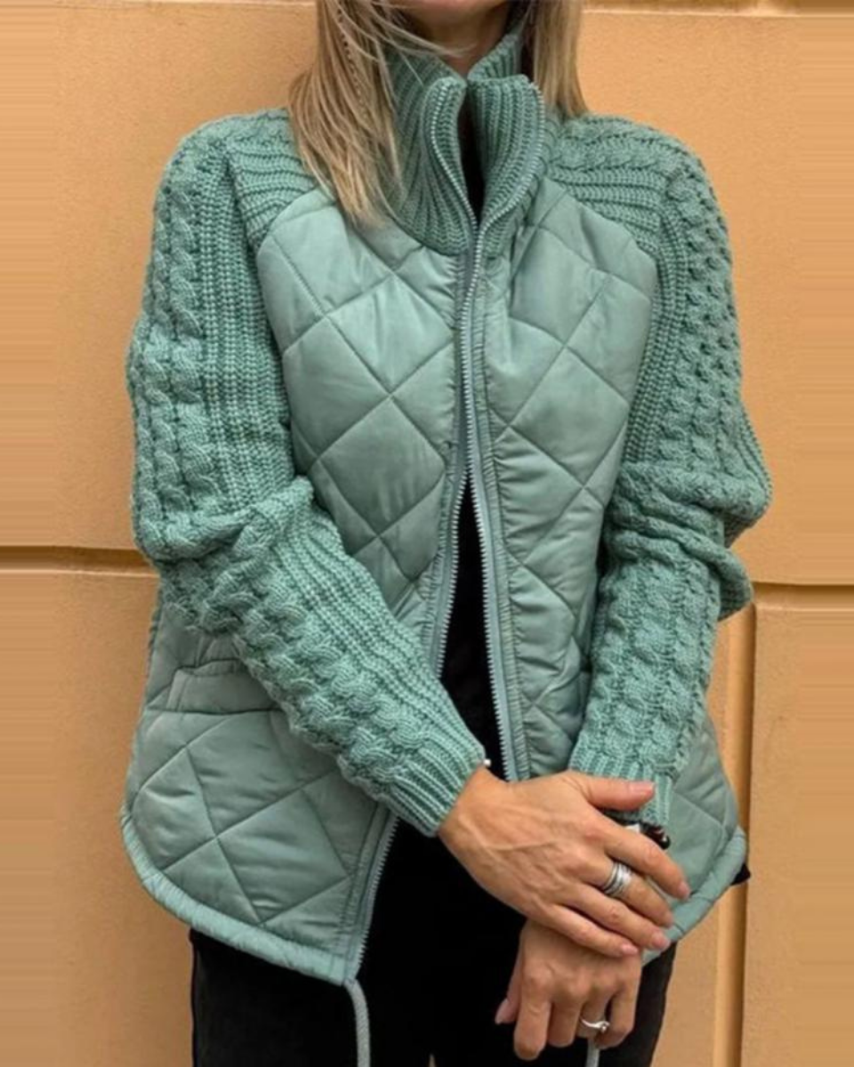 Victoria | Elegant Knit Fusion Jacket