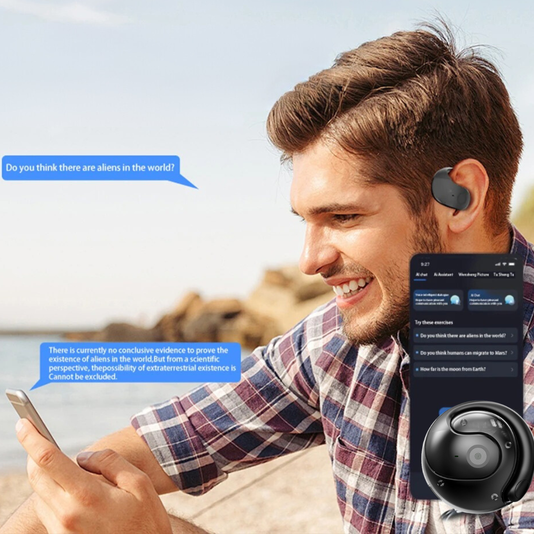 TranslatorEarbuds – Draadloze Bluetooth-vertaaloordopjes