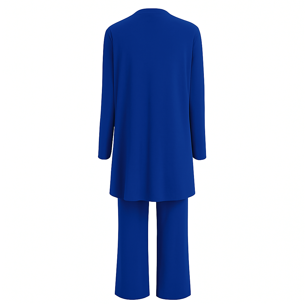 Brianna | Three Piece Cardigan Tank Top And Wide Leg Pants Two Piece Set