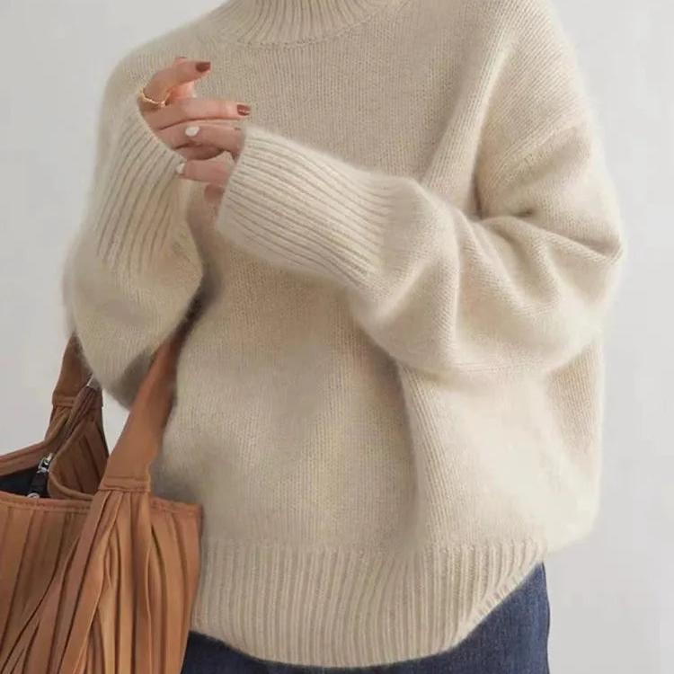 Sydney | Women's Oversized Turtleneck Cashmere Sweater