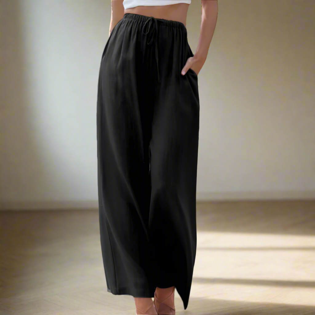 Zoe | Elegant Cotton Trousers for Women