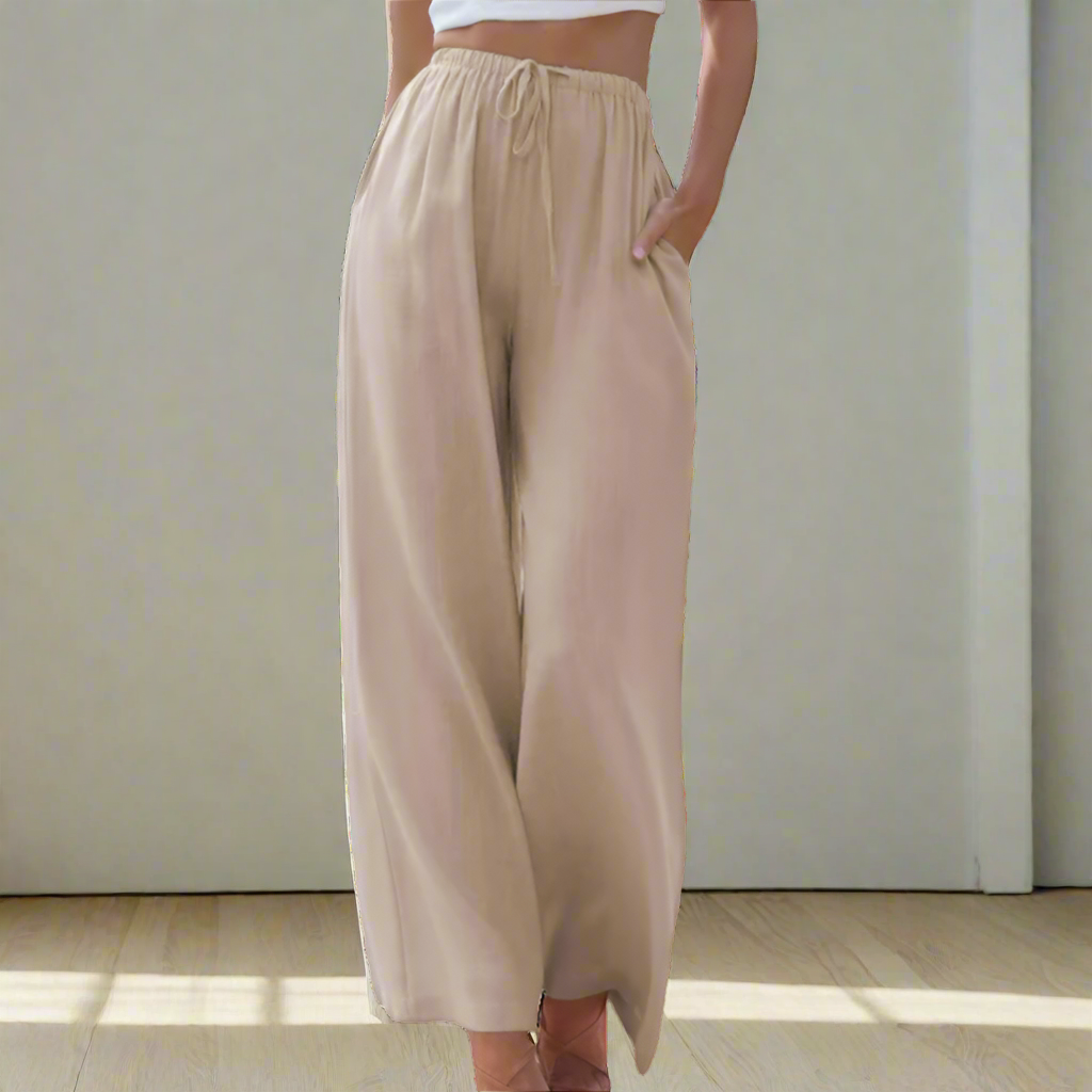 Zoe | Elegant Cotton Trousers for Women