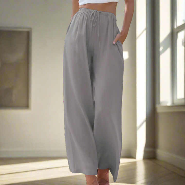 Zoe | Elegant Cotton Trousers for Women