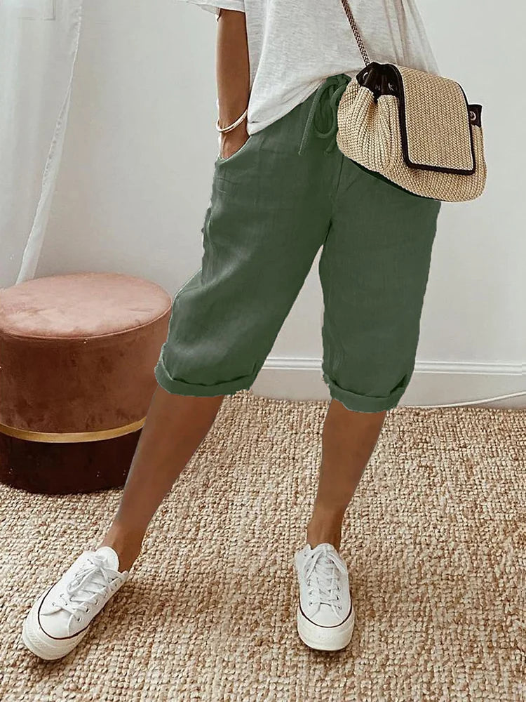 Lui | Light Cotton-Linen Shorts