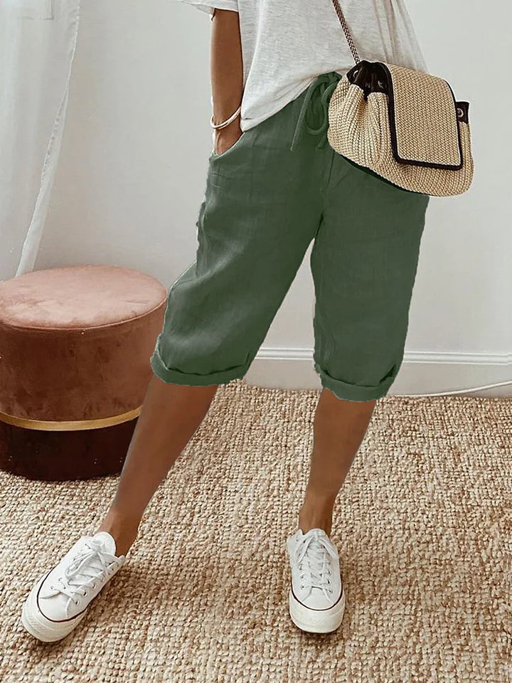 Lui | Light Cotton-Linen Shorts
