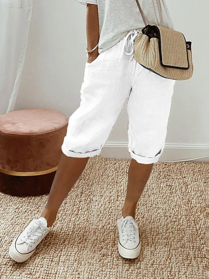 Lui | Light Cotton-Linen Shorts