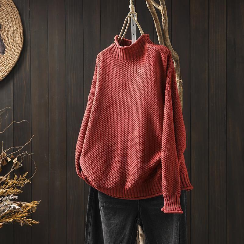 Betty | Merino Wool Knitted Turtleneck Jumper