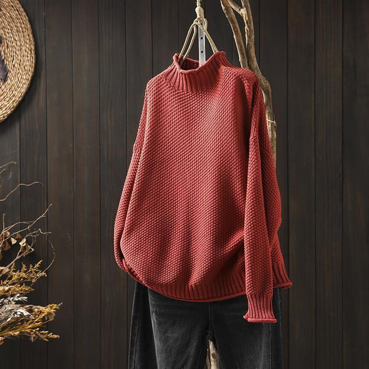 Betty | Merino Wool Knitted Turtleneck Jumper