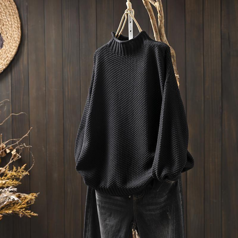 Betty | Merino Wool Knitted Turtleneck Jumper