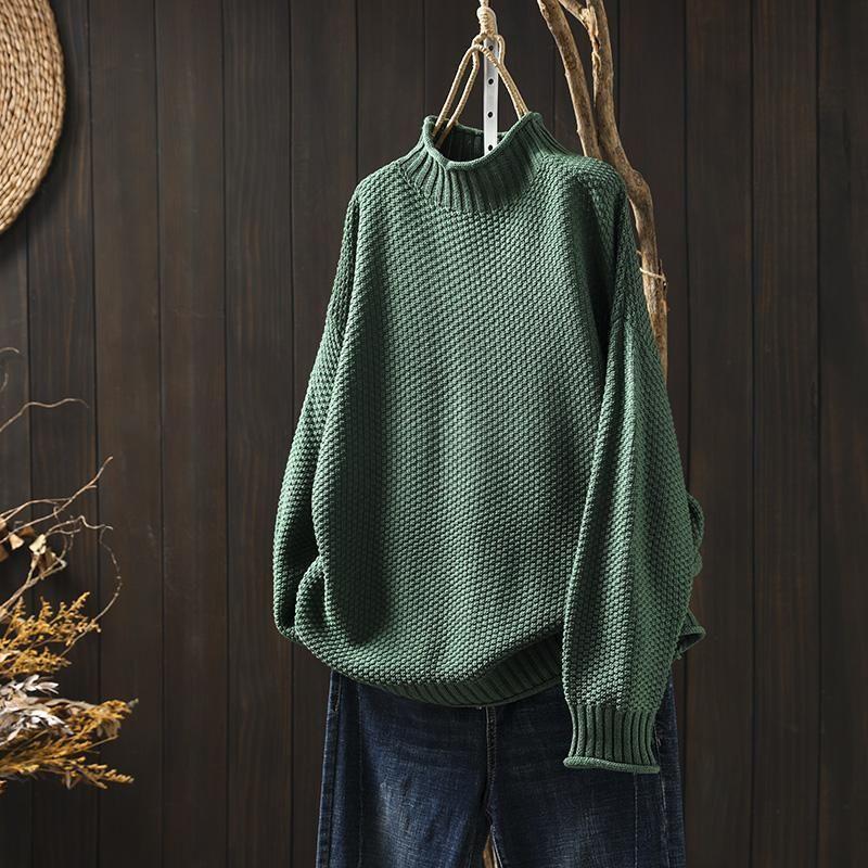 Betty | Merino Wool Knitted Turtleneck Jumper