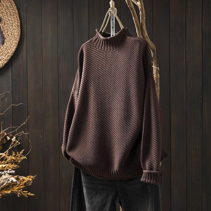 Betty | Merino Wool Knitted Turtleneck Jumper