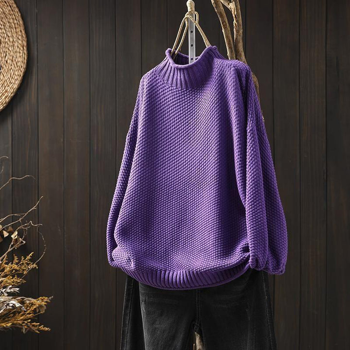 Betty | Merino Wool Knitted Turtleneck Jumper