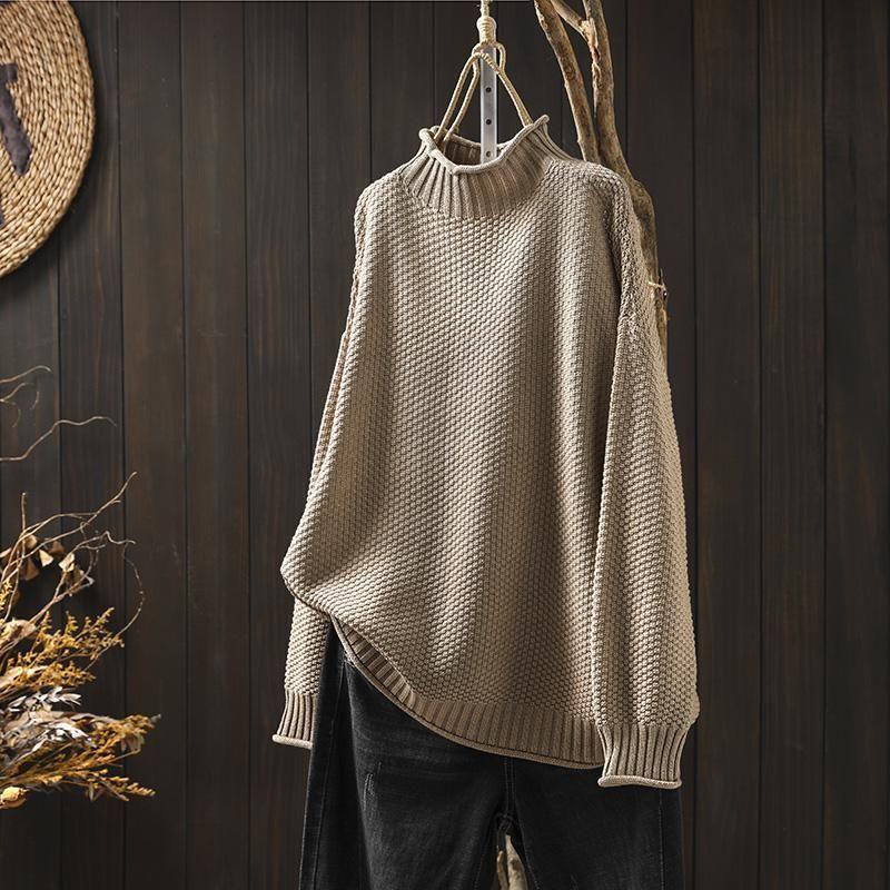Betty | Merino Wool Knitted Turtleneck Jumper