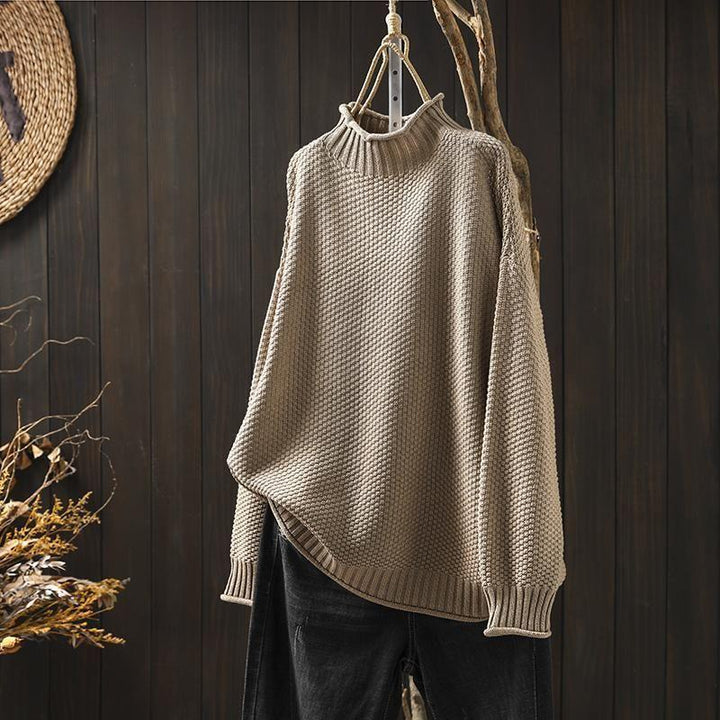 Betty | Merino Wool Knitted Turtleneck Jumper