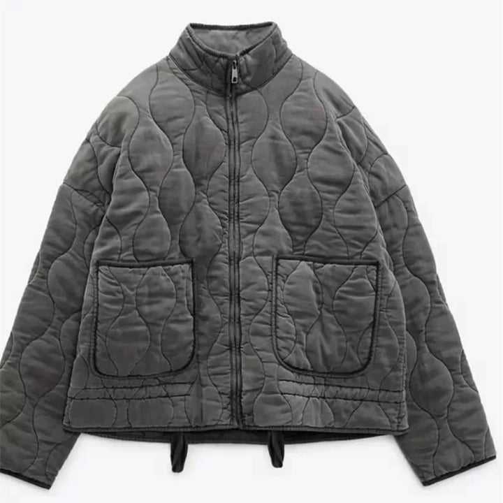 Women's Vintage Quilted Cotton Jacket – Warm