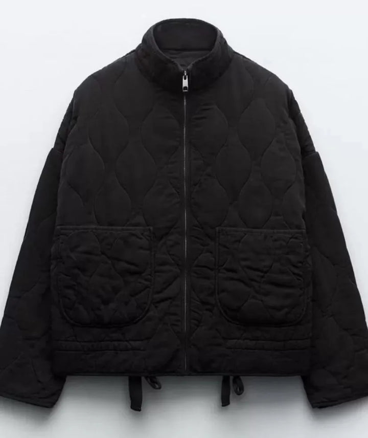 Women's Vintage Quilted Cotton Jacket – Warm