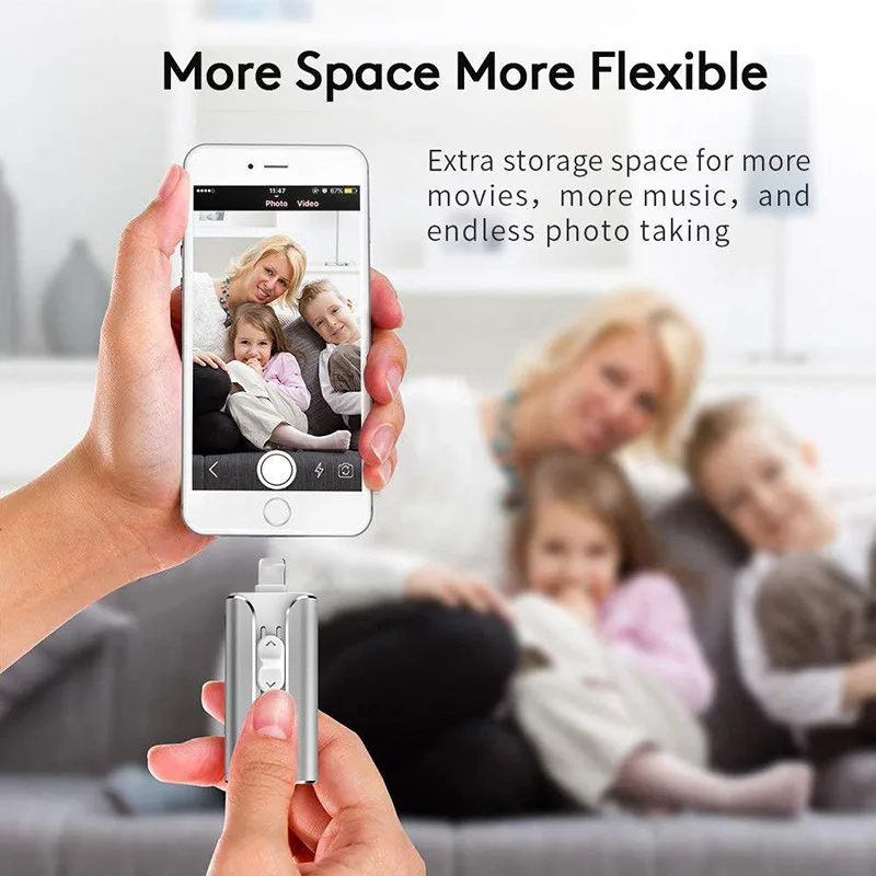 USBDrive – Compacte 4-in-1 USB-flashdrive