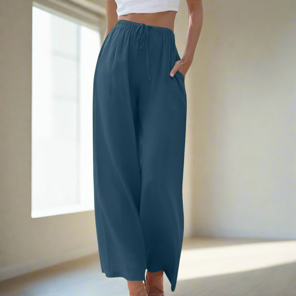 Zoe | Elegant Cotton Trousers for Women