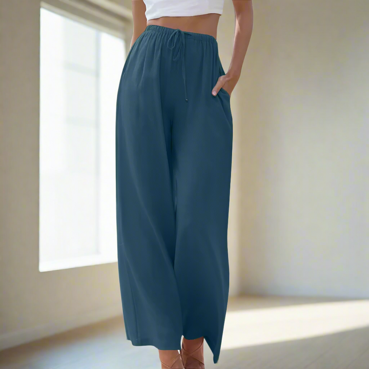 Zoe | Elegant Cotton Trousers for Women