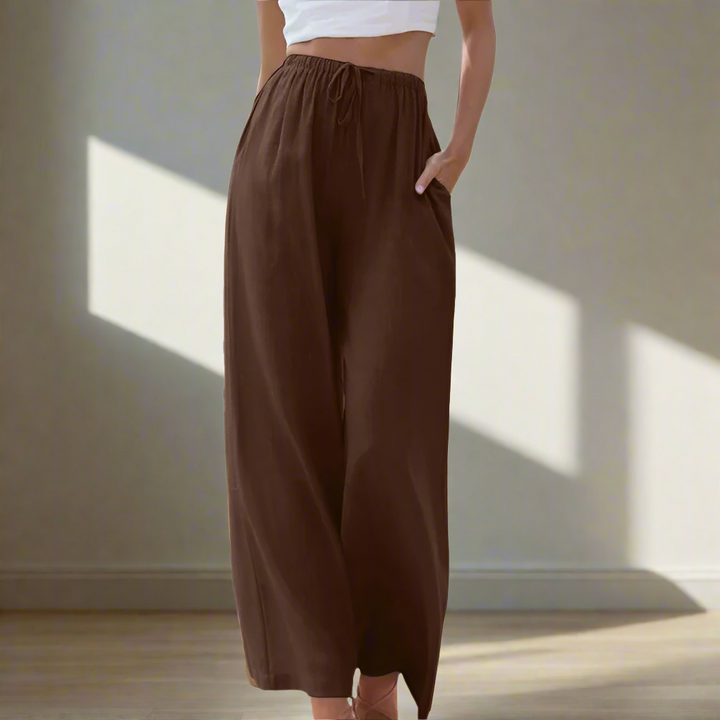 Zoe | Elegant Cotton Trousers for Women