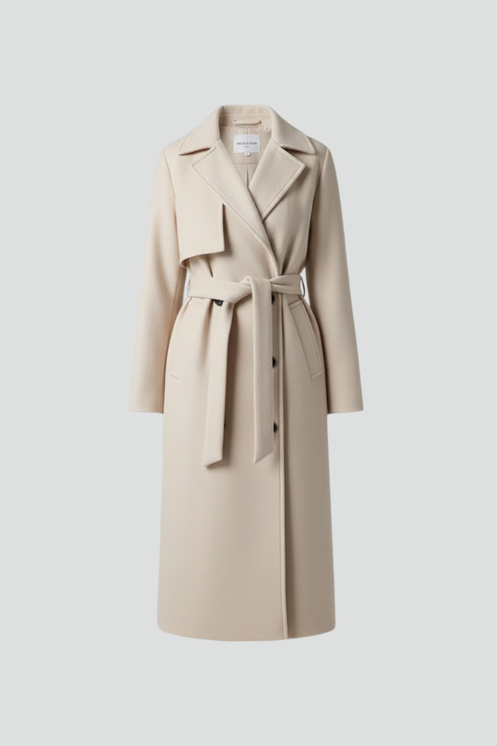 Charlotte | Double Breasted Long Coat For Women