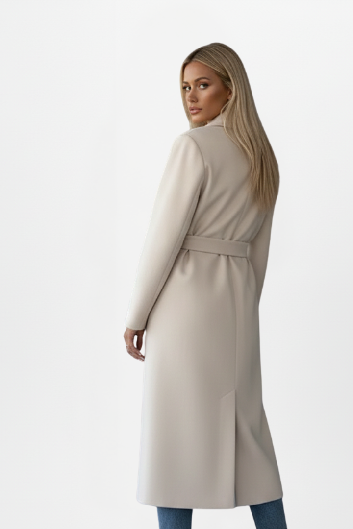 Charlotte | Double Breasted Long Coat For Women