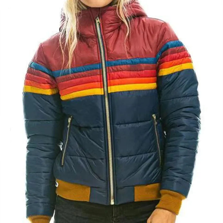 Lisa | Retro Hooded Puffer Jacket For Women