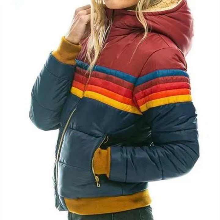 Lisa | Retro Hooded Puffer Jacket For Women