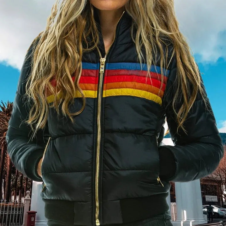 Lisa | Retro Hooded Puffer Jacket For Women