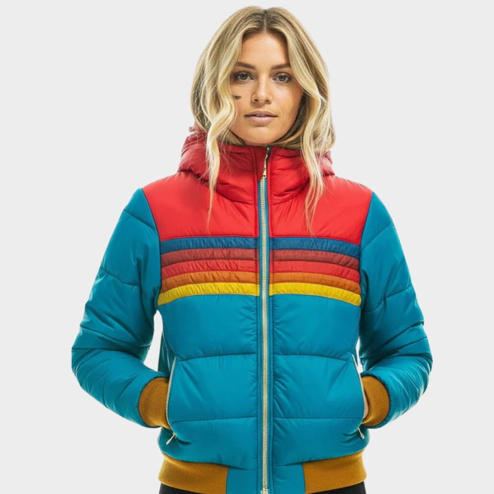 Lisa | Retro Hooded Puffer Jacket For Women