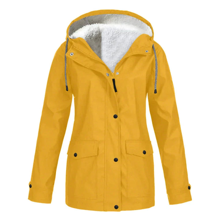Himalaya | Women's Outdoor Hooded Fleece-Lined Zip-Up Rain Jacket