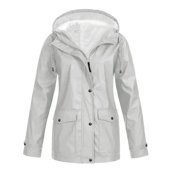 Himalaya | Women's Outdoor Hooded Fleece-Lined Zip-Up Rain Jacket