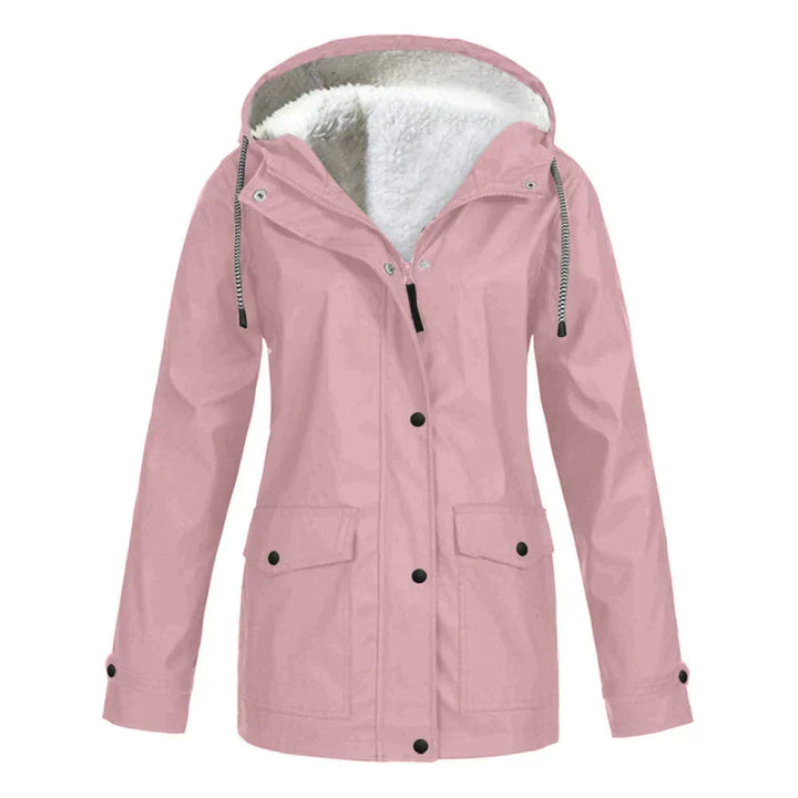 Himalaya | Women's Outdoor Hooded Fleece-Lined Zip-Up Rain Jacket