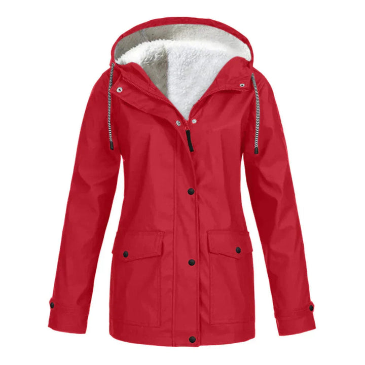 Himalaya | Women's Outdoor Hooded Fleece-Lined Zip-Up Rain Jacket