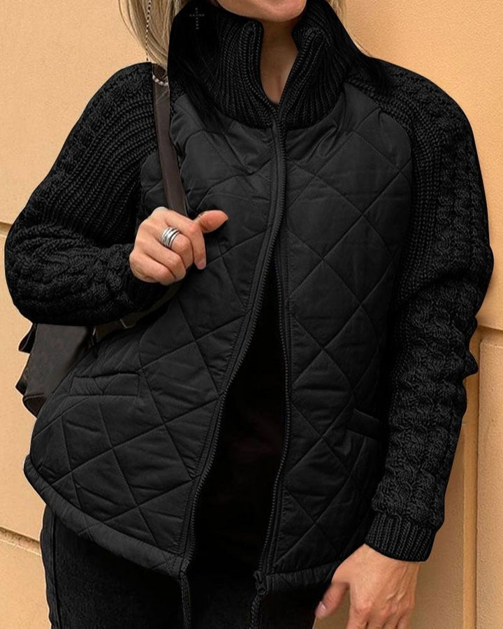 Victoria | Elegant Knit Fusion Jacket
