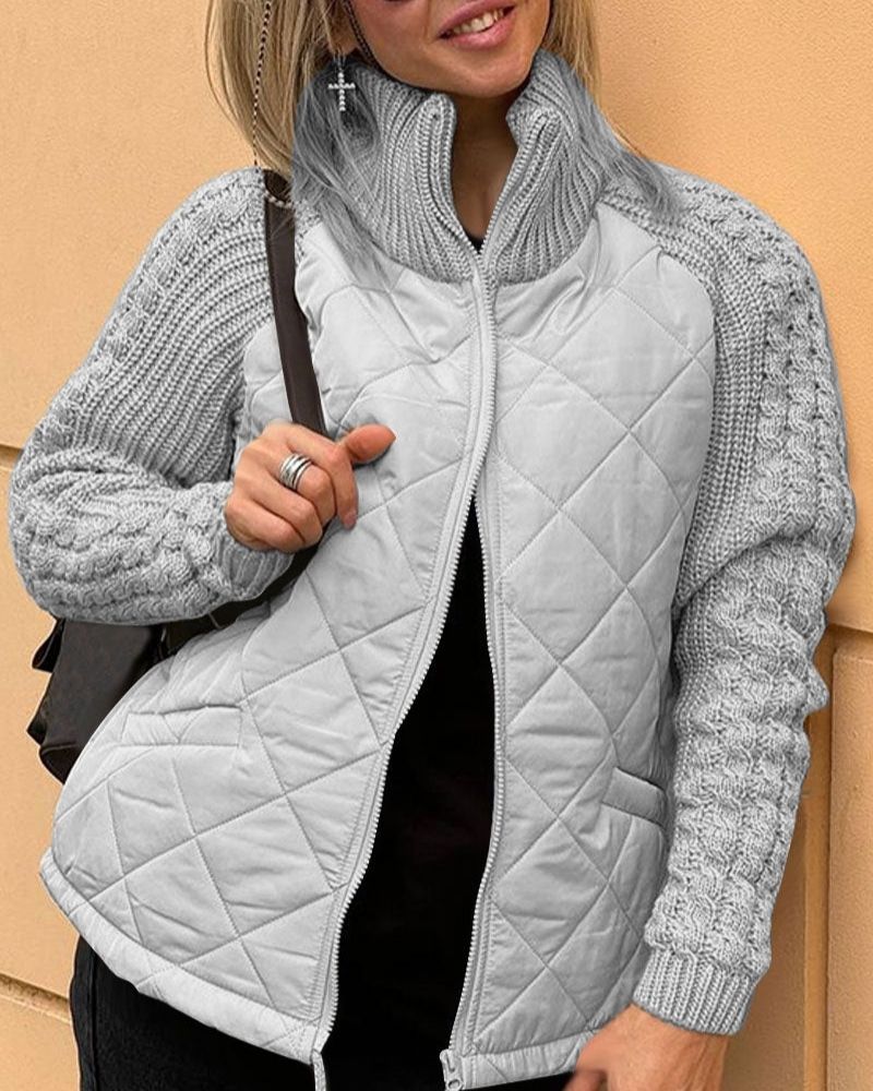 Victoria | Elegant Knit Fusion Jacket