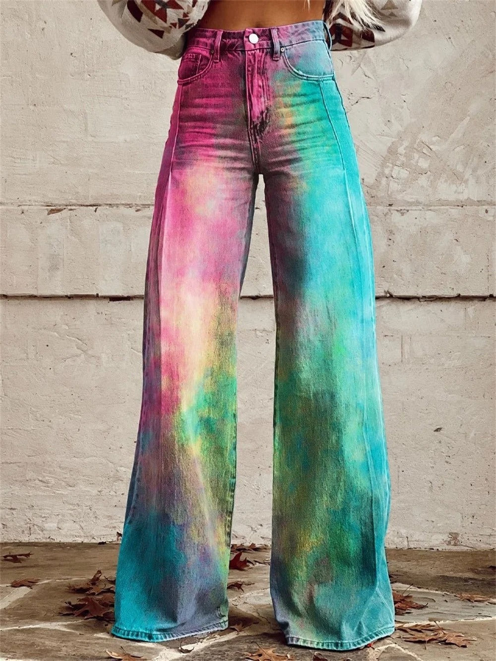 Ellie | High-Waisted Wide-Leg Pants