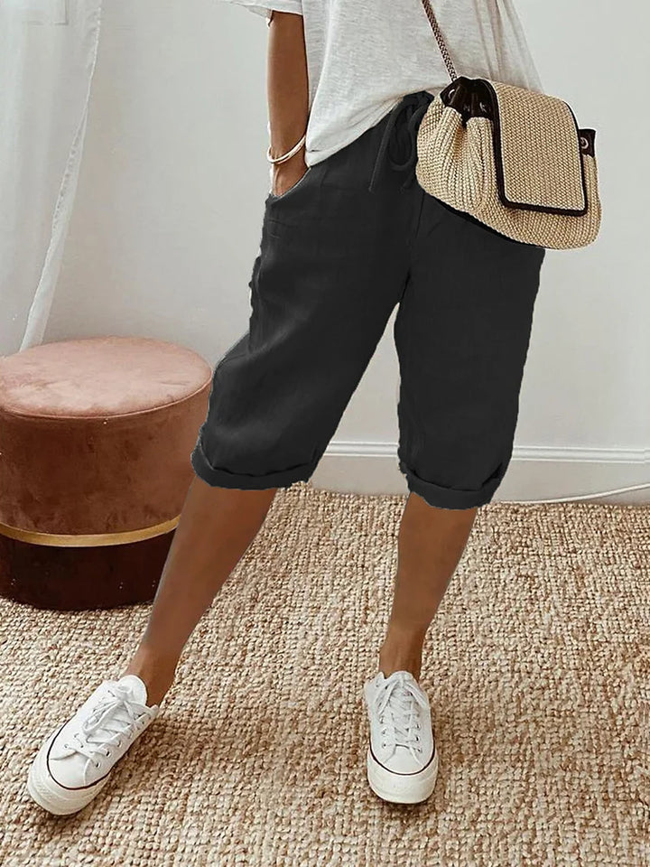 Lui | Light Cotton-Linen Shorts