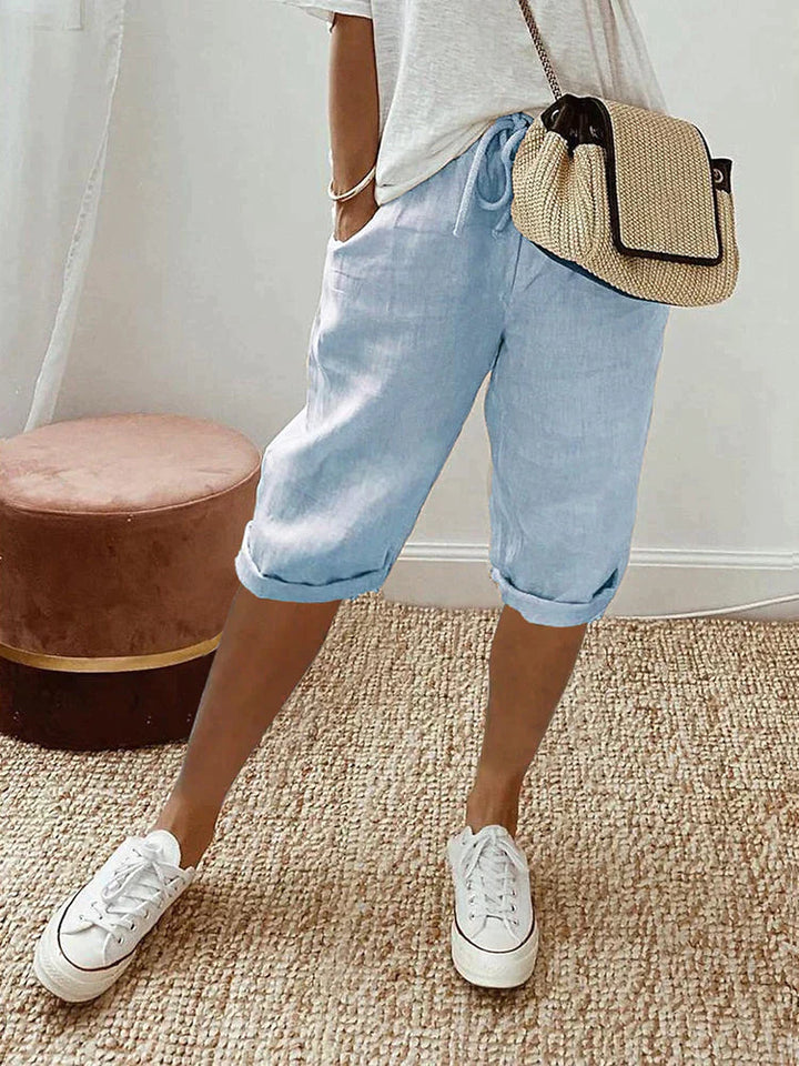 Lui | Light Cotton-Linen Shorts