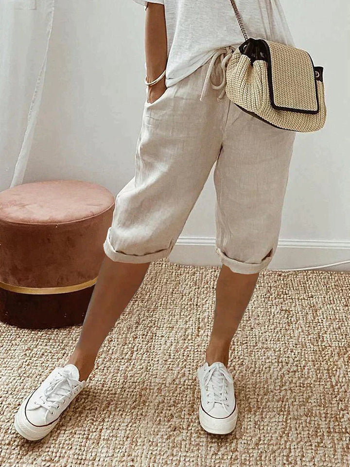 Lui | Light Cotton-Linen Shorts