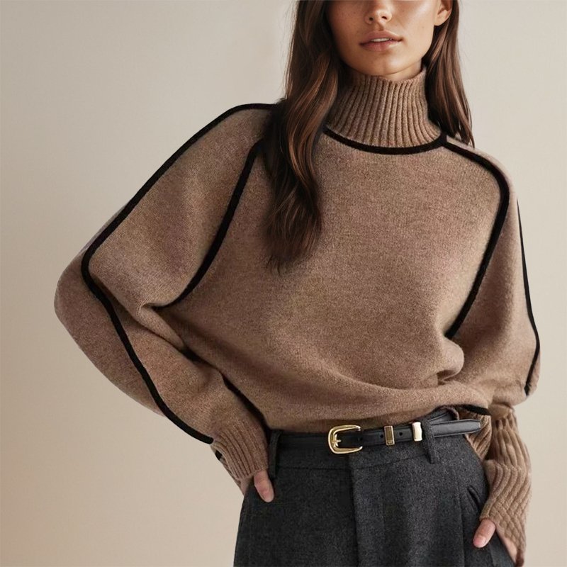 Masha | High Neck Elegant Sweater