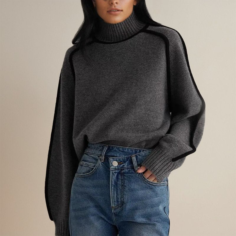 Masha | High Neck Elegant Sweater
