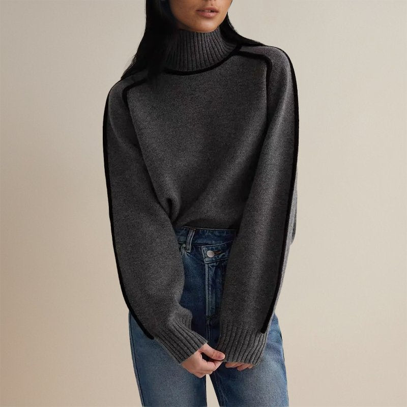 Masha | High Neck Elegant Sweater