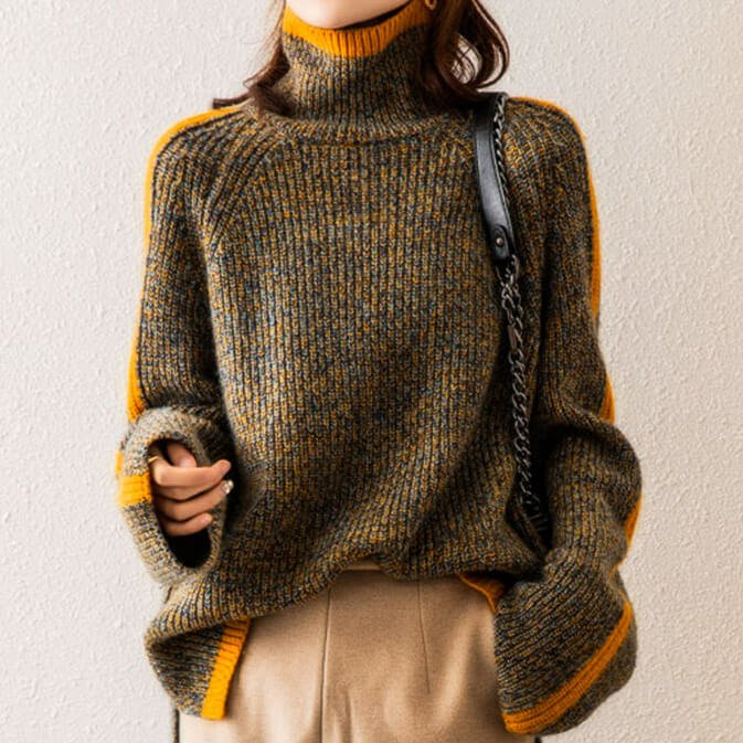 Esmara | Women's Oversized Turtleneck Cardigan Sweater