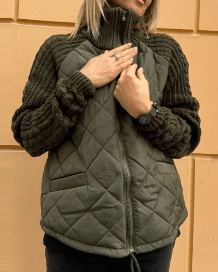Victoria | Elegant Knit Fusion Jacket
