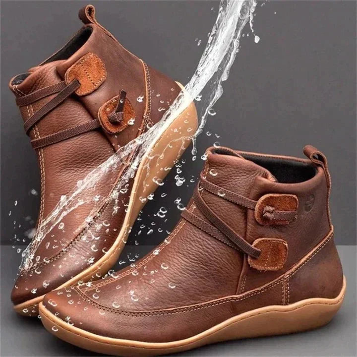 Women's Waterproof Ankle Boots with Cushioned Interior